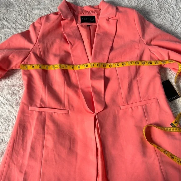 Eloquii Coral Blazer - Picture 16 of 16
